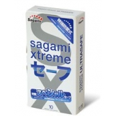 Презервативы Sagami Xtreme Ultrasafe с двойным количеством смазки - 10 шт. - Sagami - купить с доставкой в Норильске