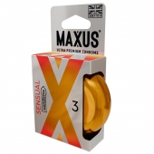 Презервативы анатомической формы Maxus Sensual - 3 шт. - Maxus - купить с доставкой в Норильске