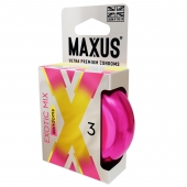 Ароматизированные презервативы Maxus Exotic Mix - 3 шт. - Maxus - купить с доставкой в Норильске