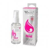Возбуждающая силиконовая вагинальная смазка Yes Heat - 50 мл. - Sitabella - купить с доставкой в Норильске
