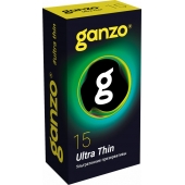 Прозрачные ультратонкие презервативы Ganzo Ultra thin - 15 шт. - Ganzo - купить с доставкой в Норильске