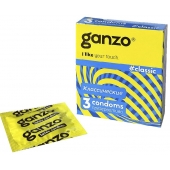 Классические презервативы с обильной смазкой Ganzo Classic - 3 шт. - Ganzo - купить с доставкой в Норильске
