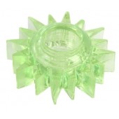 Зеленое эрекционное кольцо-солнце - Toyfa Basic - в Норильске купить с доставкой