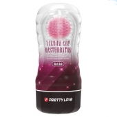 Прозрачный текстурированный мастурбатор Vacuum Cup Masturbator Black Hole - Baile - в Норильске купить с доставкой