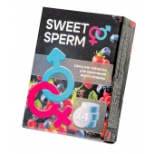 Шипучие таблетки для мужчин Sweet Sperm для изменения вкуса спермы (4 шт. по 0,5 гр.) - Капиталпродукт - купить с доставкой в Норильске