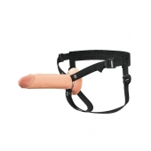 Полый страпон на ремнях 8’’ Hollow Silicone Strap-on - Pipedream - купить с доставкой в Норильске