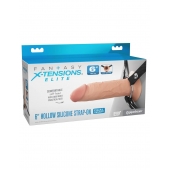 Полый страпон на ремнях 6’’ Hollow Silicone Strap-on - Pipedream - купить с доставкой в Норильске