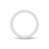 Белое люминесцентное эрекционное кольцо Silicone Glo Cock Ring - Blush Novelties - в Норильске купить с доставкой