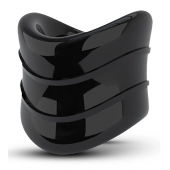 Черное эрекционное кольцо на мошонку Beef Ball Stretcher Snug X Long - Blush Novelties - в Норильске купить с доставкой