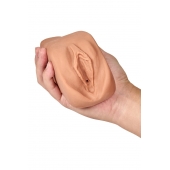 Маструбатор-вагина с вибрацией Soft   Wet Renata Realistic Tan Masturbator - Blush Novelties - в Норильске купить с доставкой