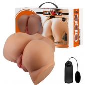 Карамельный мастурбатор-полуторс Emilia с вибрацией - Baile - в Норильске купить с доставкой