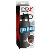 Смуглый мастурбатор-вагина в корпусе-бутылке F*ck Flask - Pipedream - в Норильске купить с доставкой