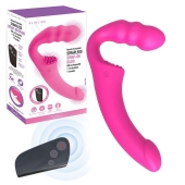 Розовый безремневой страпон Straples Strap-On Dildo - Erokay - купить с доставкой в Норильске
