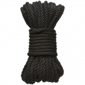 Черная верёвка для связывания и фиксации Bind Tie - 9,14 м. - Doc Johnson - купить с доставкой в Норильске