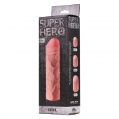 Фаллоудлинитель SUPER HERO Dewil - 17,5 см. - Lola Games - в Норильске купить с доставкой