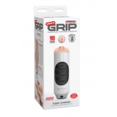 Мастурбатор-вагина Extreme Toyz Mega Grip Vibrating Stroker Mouth - Pipedream - в Норильске купить с доставкой