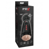 Мастурбатор-вагина с вибрацией Dirty Talk Starter Stroker - Pipedream - в Норильске купить с доставкой