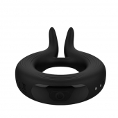 Черное эрекционное кольцо Marry Me Rechargeable Vibrating Cockring - Adrien Lastic - в Норильске купить с доставкой