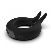 Черное эрекционное кольцо Marry Me Rechargeable Vibrating Cockring - Adrien Lastic - в Норильске купить с доставкой