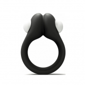 Черное эрекционное кольцо Zippy Vibrating Ring With Bullet - Adrien Lastic - в Норильске купить с доставкой