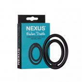 Черное двойное эрекционное кольцо Nexus Enduro Double - Nexus Range - в Норильске купить с доставкой
