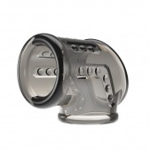 Дымчатая насадка на пенис и мошонку - Baile - в Норильске купить с доставкой