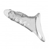 Прозрачная насадка на пенис - 22 см. - Baile - в Норильске купить с доставкой