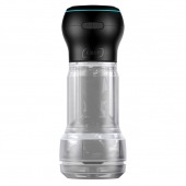 Набор PowerBlow   Feel Pocket Stroker Crystal: мастурбатор и интерактивная насадка - Kiiroo - в Норильске купить с доставкой