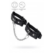 Черные мини-оковы со скруглёнными углами - Pecado - купить с доставкой в Норильске