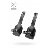 Черные подвесы с белой строчкой - Pecado - купить с доставкой в Норильске