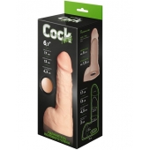 Телесный фаллоудлинитель с мошонкой Cock Next - 17 см. - LOVETOY (А-Полимер) - в Норильске купить с доставкой