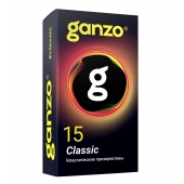 Классические презервативы с обильной смазкой Ganzo Classic - 15 шт. - Ganzo - купить с доставкой в Норильске