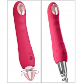 Малиновая насадка на душ с вибрацией Showers to orgasm - 20,1 см. - Orion - купить с доставкой в Норильске