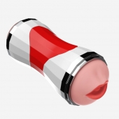 Двусторонний мастурбатор в колбе Power Grip Cup - вагина и ротик - Boys of Toys - в Норильске купить с доставкой