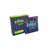 Светящиеся в темноте презервативы Expert Neon - 3 шт. - Expert - купить с доставкой в Норильске