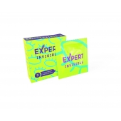 Ультратонкие презервативы Expert Invisible - 3 шт. - Expert - купить с доставкой в Норильске