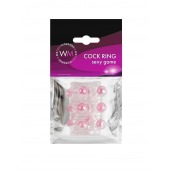 Прозрачная сквозная насадка на пенис с цветными шариками - Erowoman-Eroman - в Норильске купить с доставкой