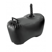 Черное надувное кресло с платформой для фиксации дилдо Body Dock Inflatable Love Seat - Pipedream - купить с доставкой в Норильске