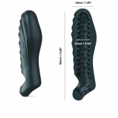 Серая силиконовая насадка на пенис с подхватом Manwan Ryzer - Manwan - в Норильске купить с доставкой