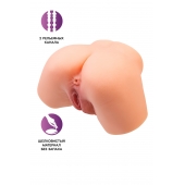 Телесный реалистичный мастурбатор-полуторс с 2 любовными входами - No Name - в Норильске купить с доставкой