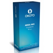 Презервативы OKOTO Mega Mix - 18 шт. - Sitabella - купить с доставкой в Норильске