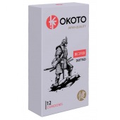 Точечные презервативы OKOTO Dotted - 12 шт. - Sitabella - купить с доставкой в Норильске