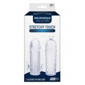 Набор из 2 прозрачных насадок на член Seductive Tickler Sleeves Set - NMC - в Норильске купить с доставкой