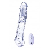 Прозрачная насадка-удлинитель Length Enhancer With Bullet с подхватом - 22,3 см. - NMC - в Норильске купить с доставкой