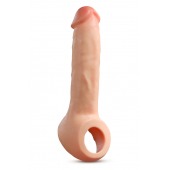 Телесная насадка-удлинитель Thrive 8.75 Inch Realistic Penis Extender Sleeve - 22,2 см. - Blush Novelties - в Норильске купить с доставкой