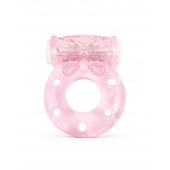 Розовое эрекционное виброкольцо с бабочкой - 1137 - в Норильске купить с доставкой