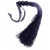 Черная силиконовая плетка - 25,4 см. - Boys of Toys - купить с доставкой в Норильске