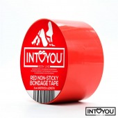 Красный скотч для фиксации Non-Sticky Bondage Tape - 15 м. - Intoyou - купить с доставкой в Норильске