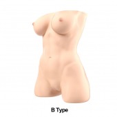 Телесный мастурбатор-торс Jessica B - Naked Factory - в Норильске купить с доставкой