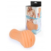 Эластичный мастурбатор в виде вагины телесного цвета - Sexy Girl - в Норильске купить с доставкой